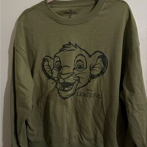 Disney Olive Green The Lion King Sweatshirt
